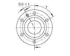 推力角接觸球軸承 ZKLF2575-2Z, 雙向，螺釘安裝，兩側(cè)間隙密封