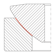 推力關(guān)節(jié)軸承 GE45-AW, 根據(jù) DIN ISO 12 240-3 標(biāo)準(zhǔn)，免維護(hù)