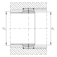 關(guān)節(jié)軸承 GE750-DO, 根據(jù) DIN ISO 12 240-1 標(biāo)準(zhǔn)，需維護(hù)